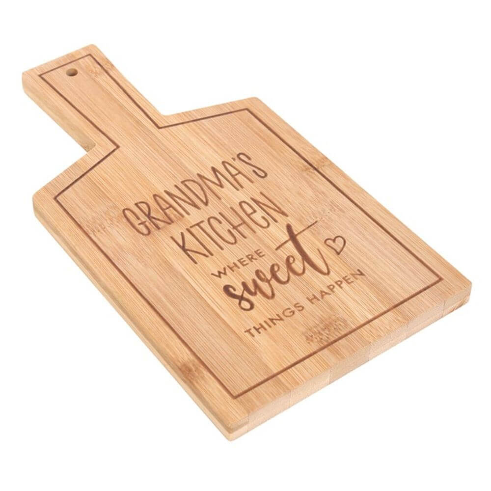 Eco-friendly Bamboo Grandma's Kitchen Serving Board