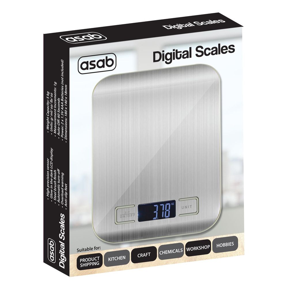 Boxed Digital Kitchen Scales