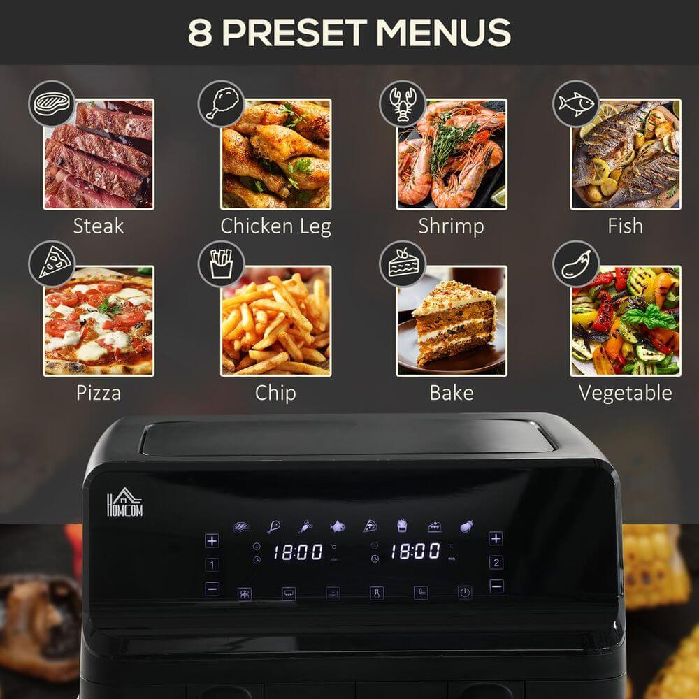 Dual Air Fryer 8L Family Size