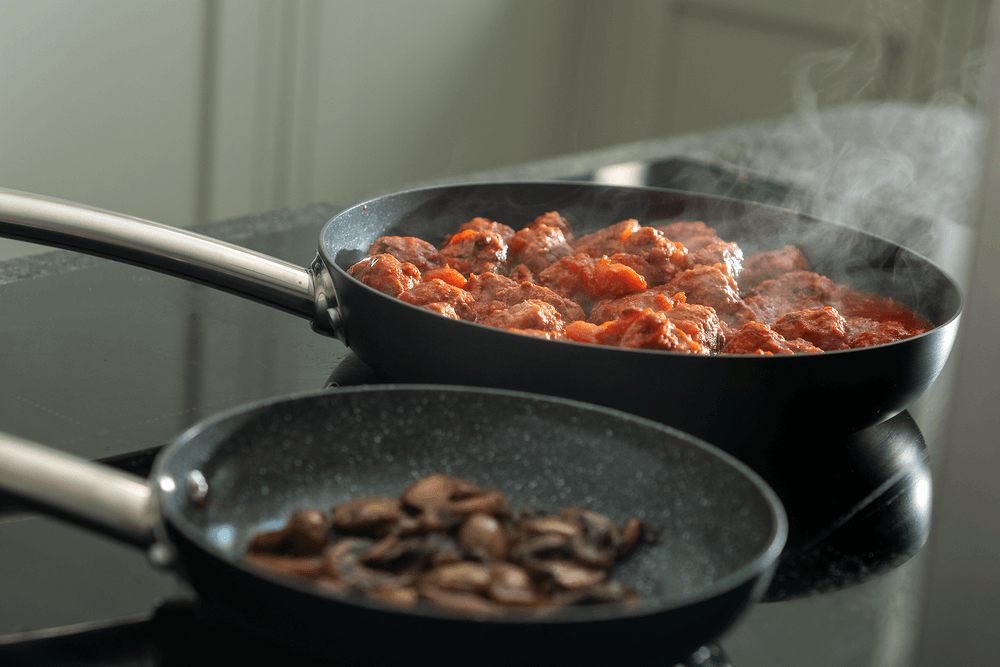 Durastone Frying Pans In Use