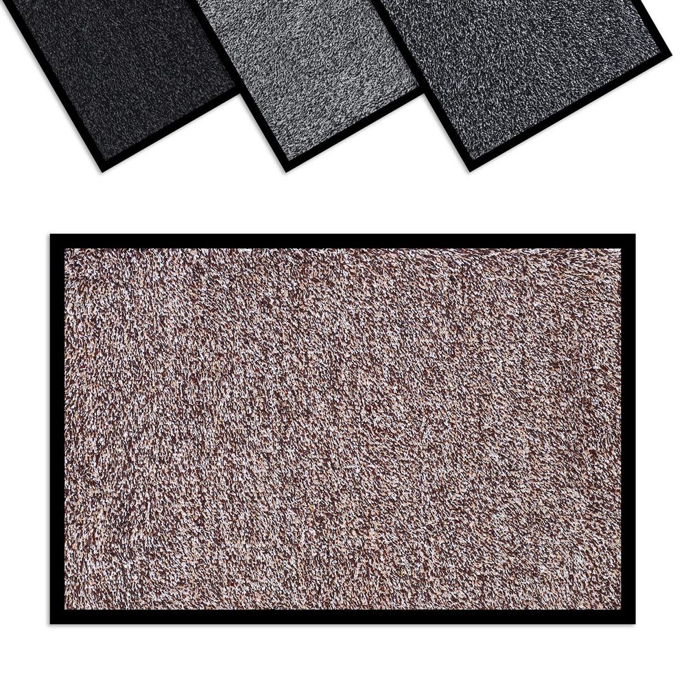 Cotton Barrier Mat Non-Slip Washable Doormat Indoor Outdoor