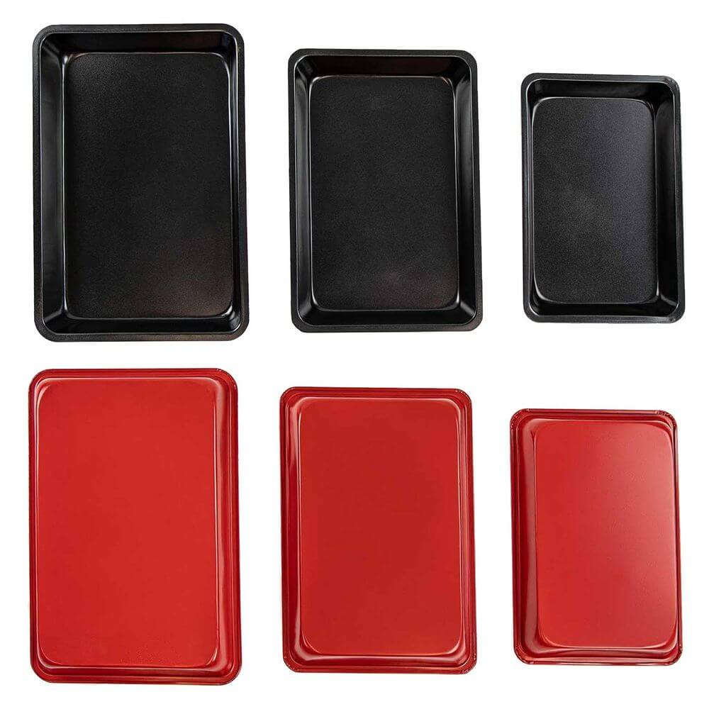 3 Piece Non-Stick Baking Trays