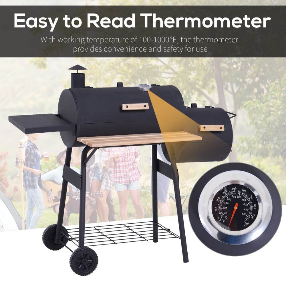 Portable Charcoal BBQ Grill Features