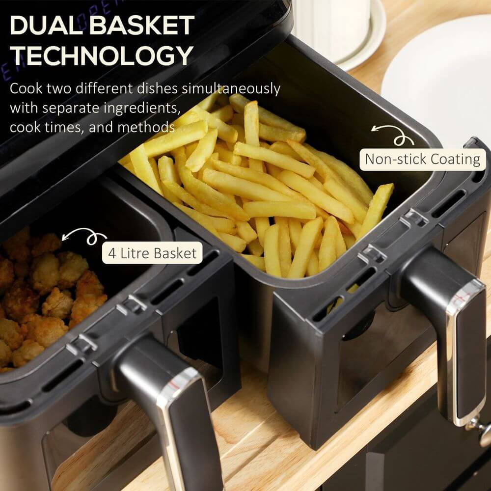 Dual Air Fryer 8L Family Size