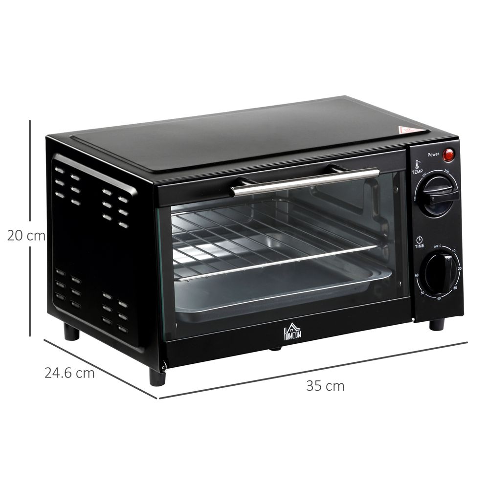 Mini Oven, 9L Countertop Electric Grill, Toaster Oven  750W