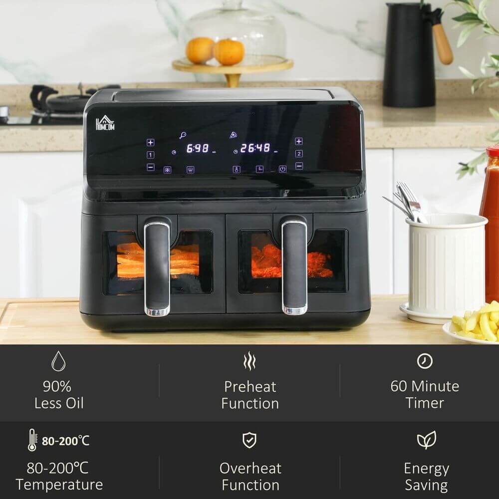 Dual Air Fryer 8L Family Size