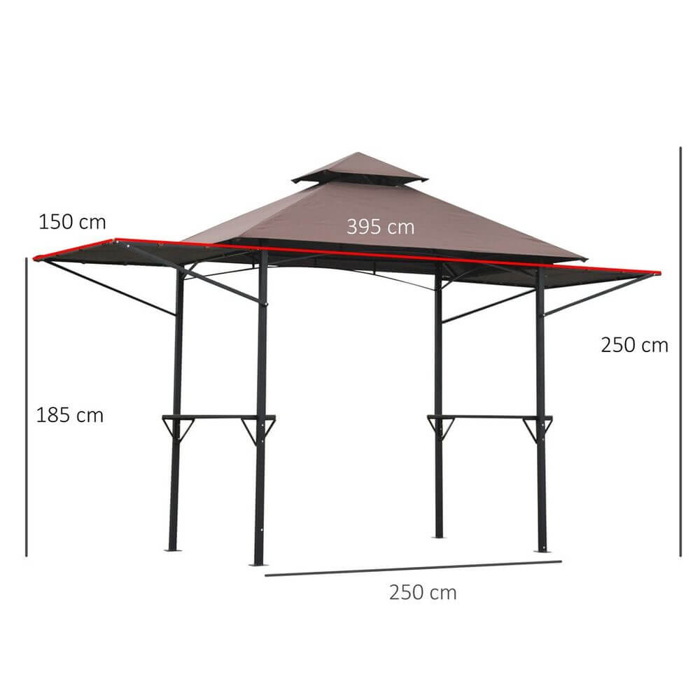 BBQ Party Tent Outdoor Camping Waterproof Patio Canopy Awning