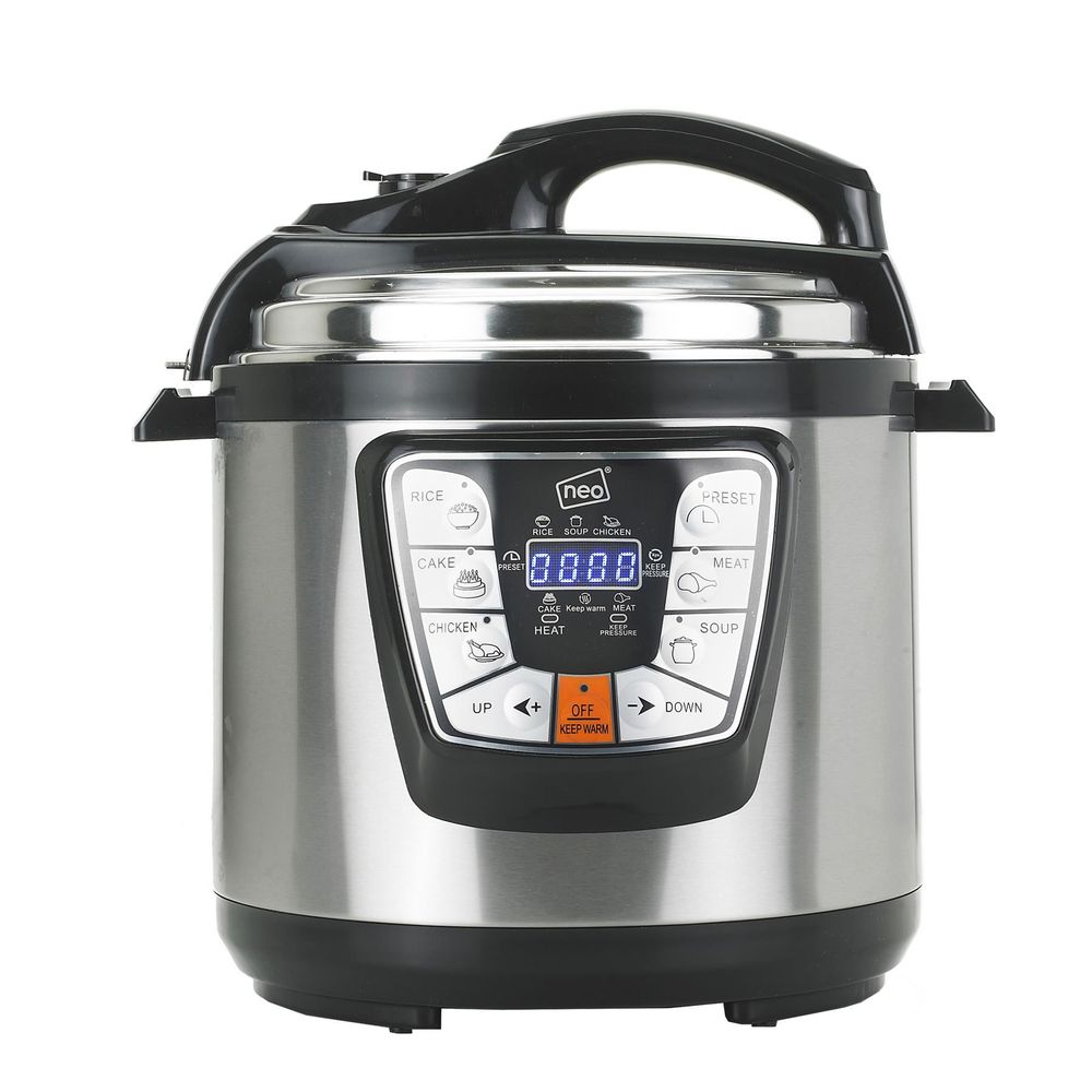 Stainless Steel 6L 8 Function Multi Pressure Cooker