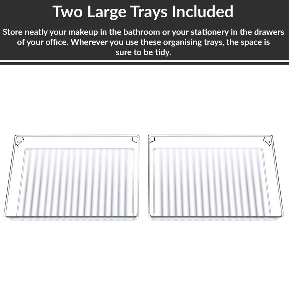 Drawer Organiser Trays - Set of 12