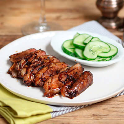 Sweet and Soy Duck with Pickled Cucumber