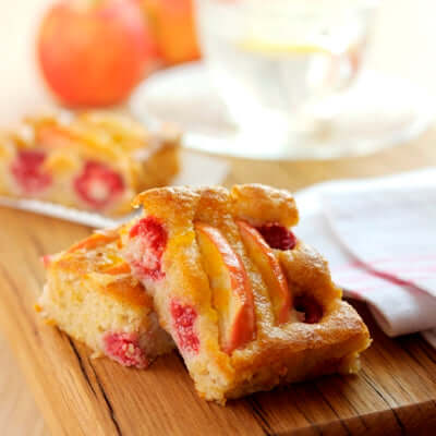Pink Lady Apple Raspberry and Almond Energy Bar