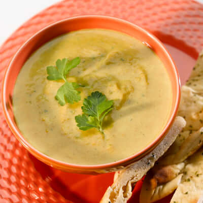 Curried Leek and Sweet Potato Soup