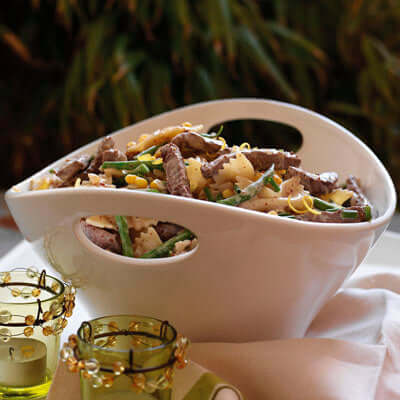 Creamy Beef and Mustard Pasta