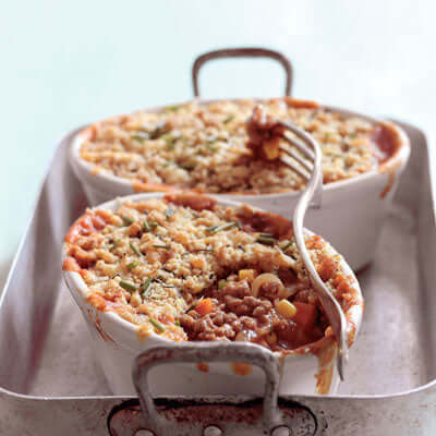Lamb and Vegetable Crumble