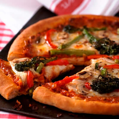 Tenderstem and Mozzarella Pizza