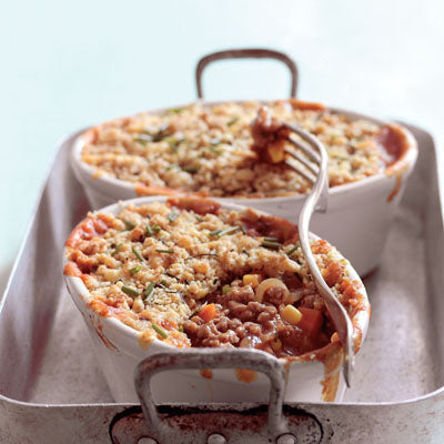 Lamb and Vegetable Crumble