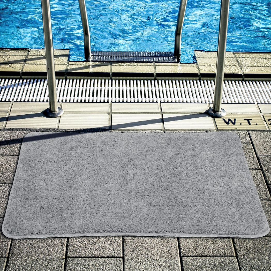 VINSANI BATH MAT 60X90cm LIGHT GREY