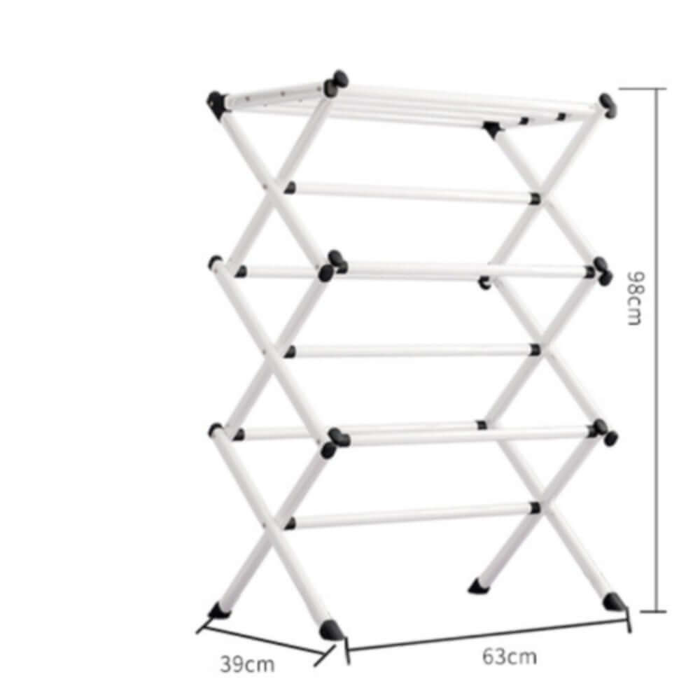 3 Tier Clothes Airer Dryer Laundry Horse Drying Rack Indoor Outdoor Patio