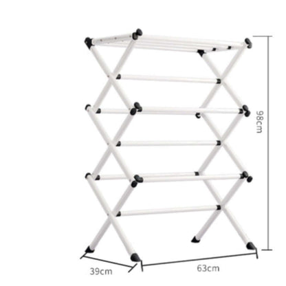 3 Tier Clothes Airer Dryer Laundry Horse Drying Rack Indoor Outdoor Patio