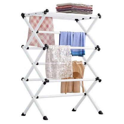3 Tier Clothes Airer Dryer Laundry Horse Drying Rack Indoor Outdoor Patio