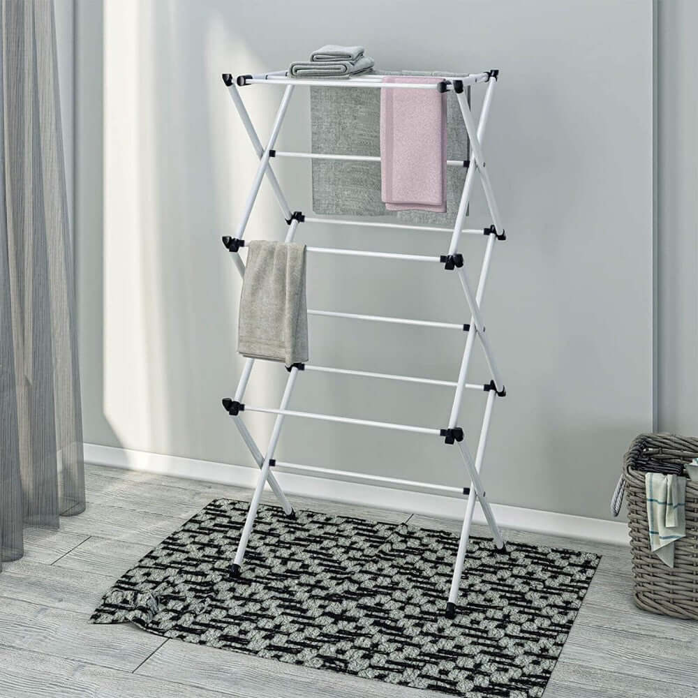 3 Tier Clothes Airer Dryer Laundry Horse Drying Rack Indoor Outdoor Patio