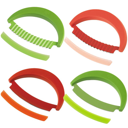 KUHN RIKON Krinkle or Mezzaluna Knife, Red or Green