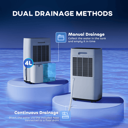 20L/Day 4000ML Portable Quiet Dehumidifier For The Home with child lock safety