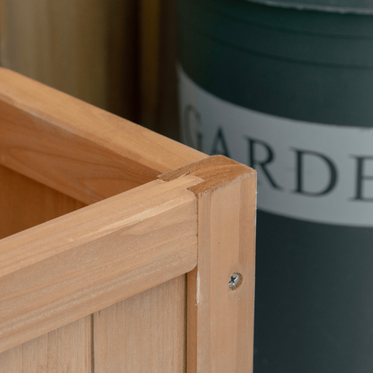 Garden Wooden Planter Box with Trellis 76x36x170cm