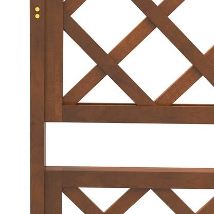 Outsunny Wooden Trellis Planter, Raised Garden Bed for Climbing Plants