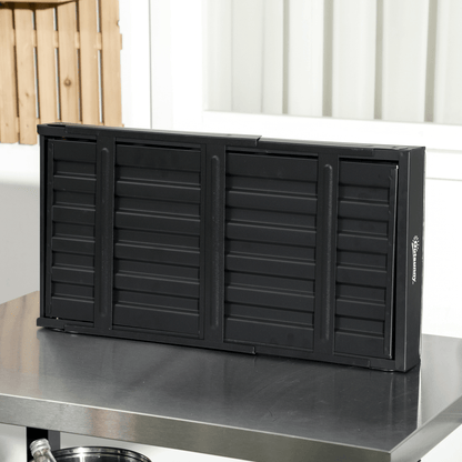 Outsunny Portable Charcoal Grill with Pull-Out Charcoal Basin