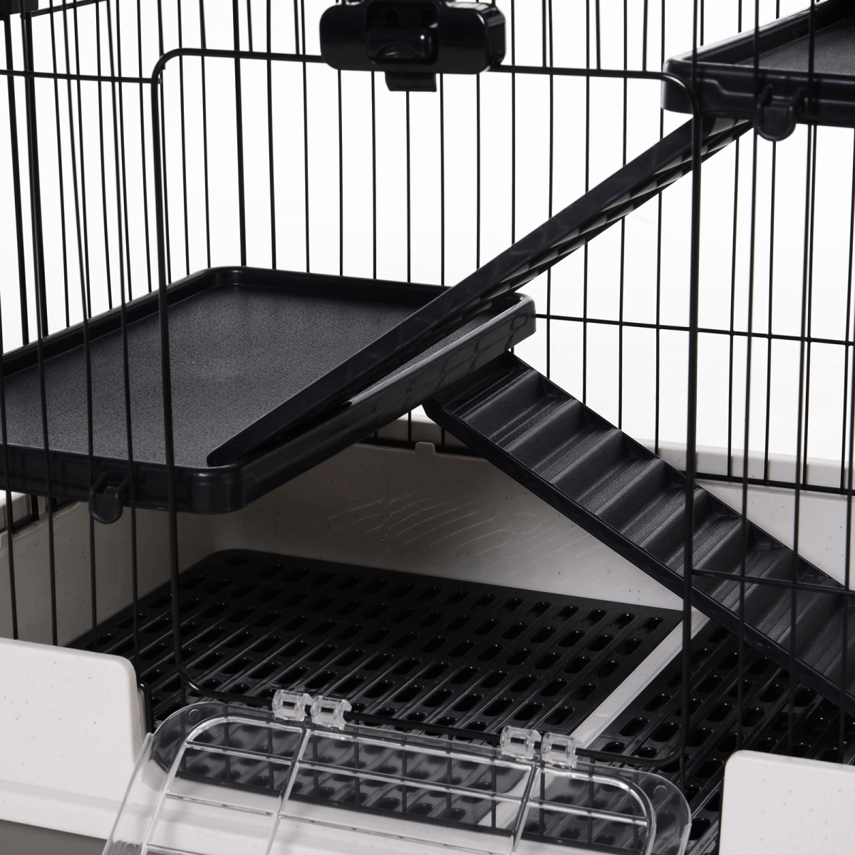 3 Tier Small Animal Cage Pet Play House for Rabbits Ferret Chinchilla With Ramp