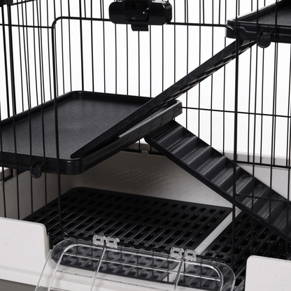3 Tier Small Animal Cage Pet Play House for Rabbits Ferret Chinchilla With Ramp
