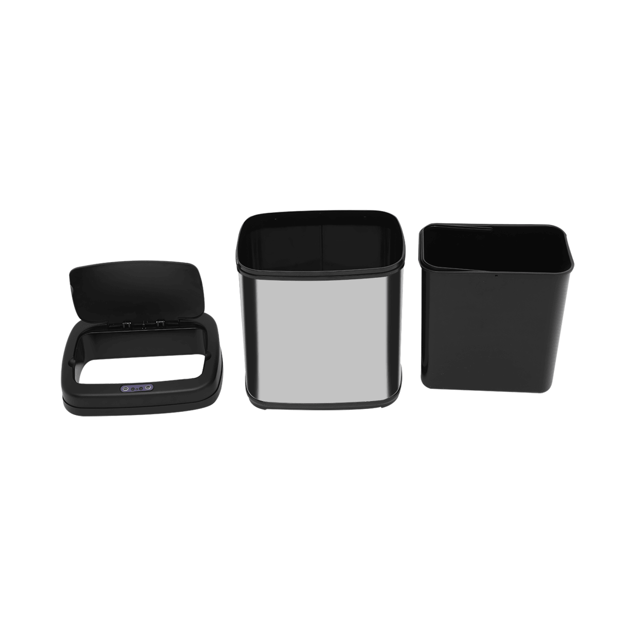 Large 20L Stainless Steel Kitchen Bin With Auto Sensor