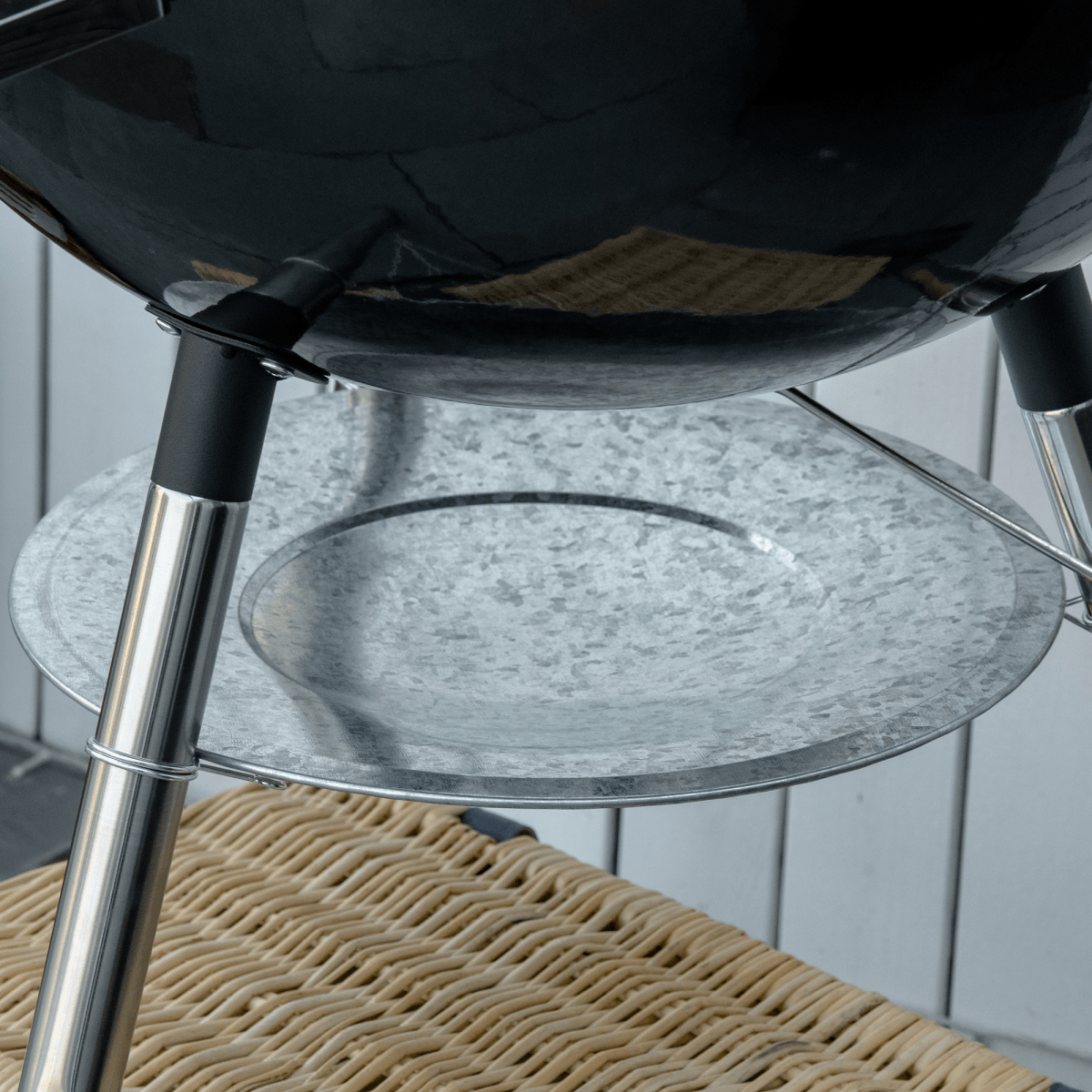 Outsunny Portable Kettle Charcoal Grill BBQ Smoker w/ Cover, Lid, & Thermometer