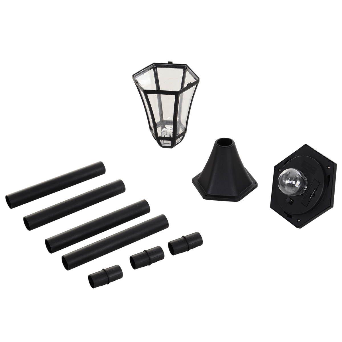 Solar Powered Garden Lamp Posts- 2 PCS LED Garden Lights