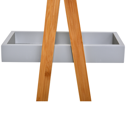 kleankin 3 Tier A Frame Bathroom Shower Caddy Storage Unit Shelving Organizer