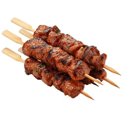 18cm Bamboo Paddle Skewers - Pack of 50 | Bamboo Cocktail Picks for Kebabs, Burgers, Appetisers, Fruit, BBQ & Crafts (50, 18cm / 7 Inch)