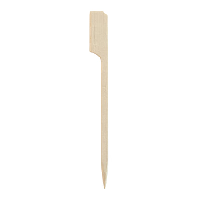 9cm Bamboo Paddle Skewers - Pack of 50 | Bamboo Cocktail Picks for Kebabs, Burgers, Appetisers, Fruit, BBQ & Crafts (50, 9cm / 3½ Inch)
