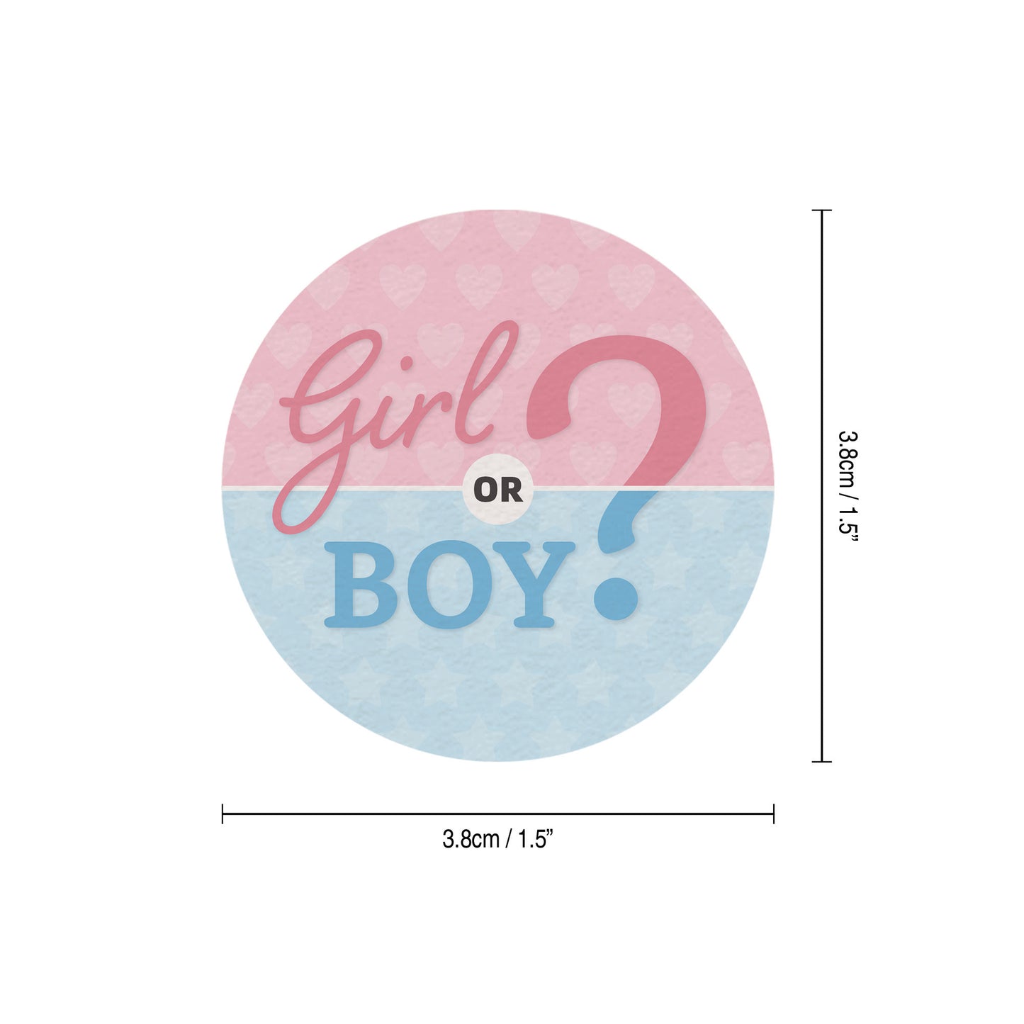 24 x Girl or Boy? Baby Shower Edible Wafer Cupcake Toppers – Pre-Cut 3.8cm Football Cake Decorations – Thick Wafer Paper – Gender Reveal Cakes & Cupcakes
