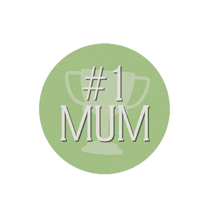 24 x Mother's Day Edible Wafer Cupcake Toppers – Pre-Cut 3.8cm Cake Decorations – Thick Wafer Paper – Messages for Mum Ideal for Cakes & Cupcakes