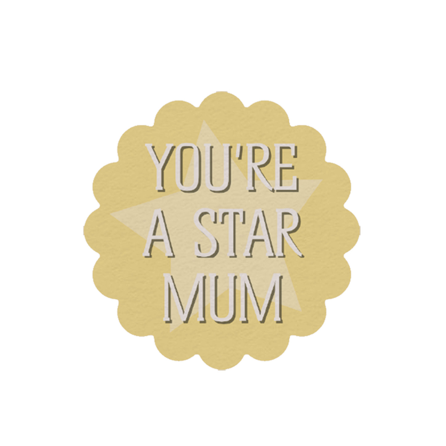 24 x Mother's Day Edible Wafer Cupcake Toppers – Pre-Cut 3.8cm Cake Decorations – Thick Wafer Paper – Messages for Mum Ideal for Cakes & Cupcakes