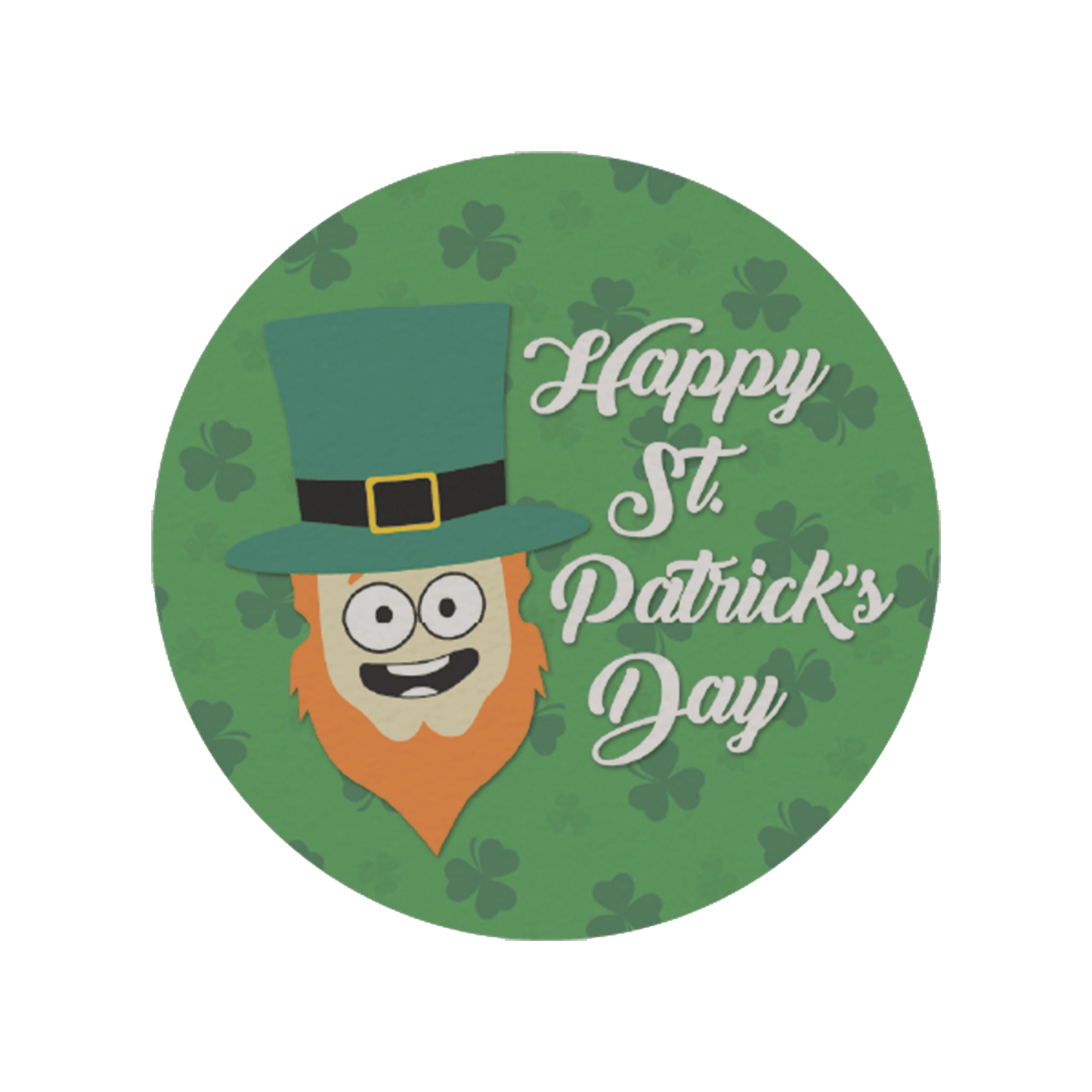 24 x St. Patrick's Day Edible Wafer Cupcake Toppers – Pre-Cut 3.8cm Cake Decorations – Thick Wafer Paper – Ideal for Cakes & Cupcakes