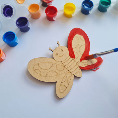 Kitchen Buddies Bugs Kids Painting Set 4+ - Fridge Magnets - 8 Shapes