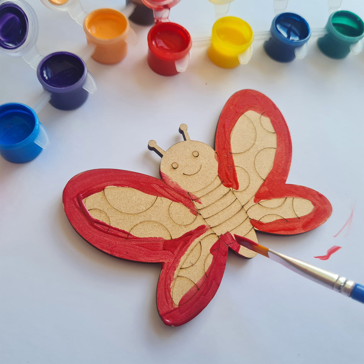 Kitchen Buddies Bugs Kids Painting Set 4+ - Fridge Magnets - 8 Shapes