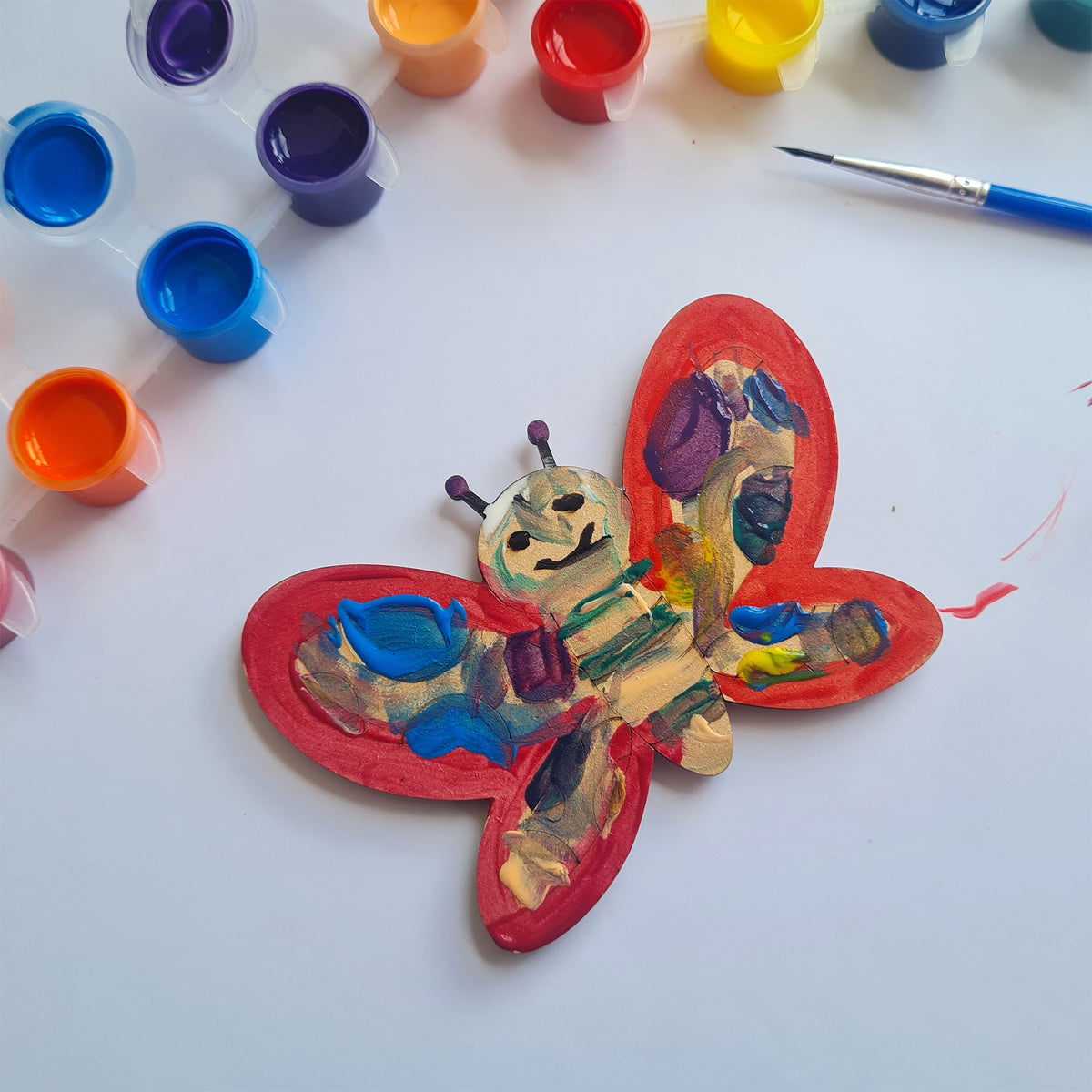 Kitchen Buddies Bugs Kids Painting Set 4+ - Fridge Magnets - 8 Shapes