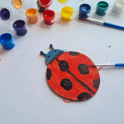 Kitchen Buddies Bugs Kids Painting Set 4+ - Fridge Magnets - 8 Shapes