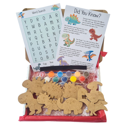 Kitchen Buddies Dinosaur Kids Painting Set 4+ - Fridge Magnets - 8 Shapes