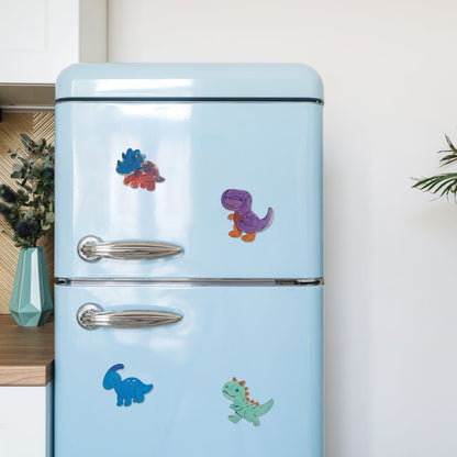 Kitchen Buddies Dinosaur Kids Painting Set 4+ - Fridge Magnets - 8 Shapes