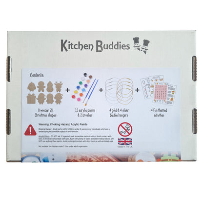 Kitchen Buddies Christmas Cutie Baubles Kids Painting Set 4+