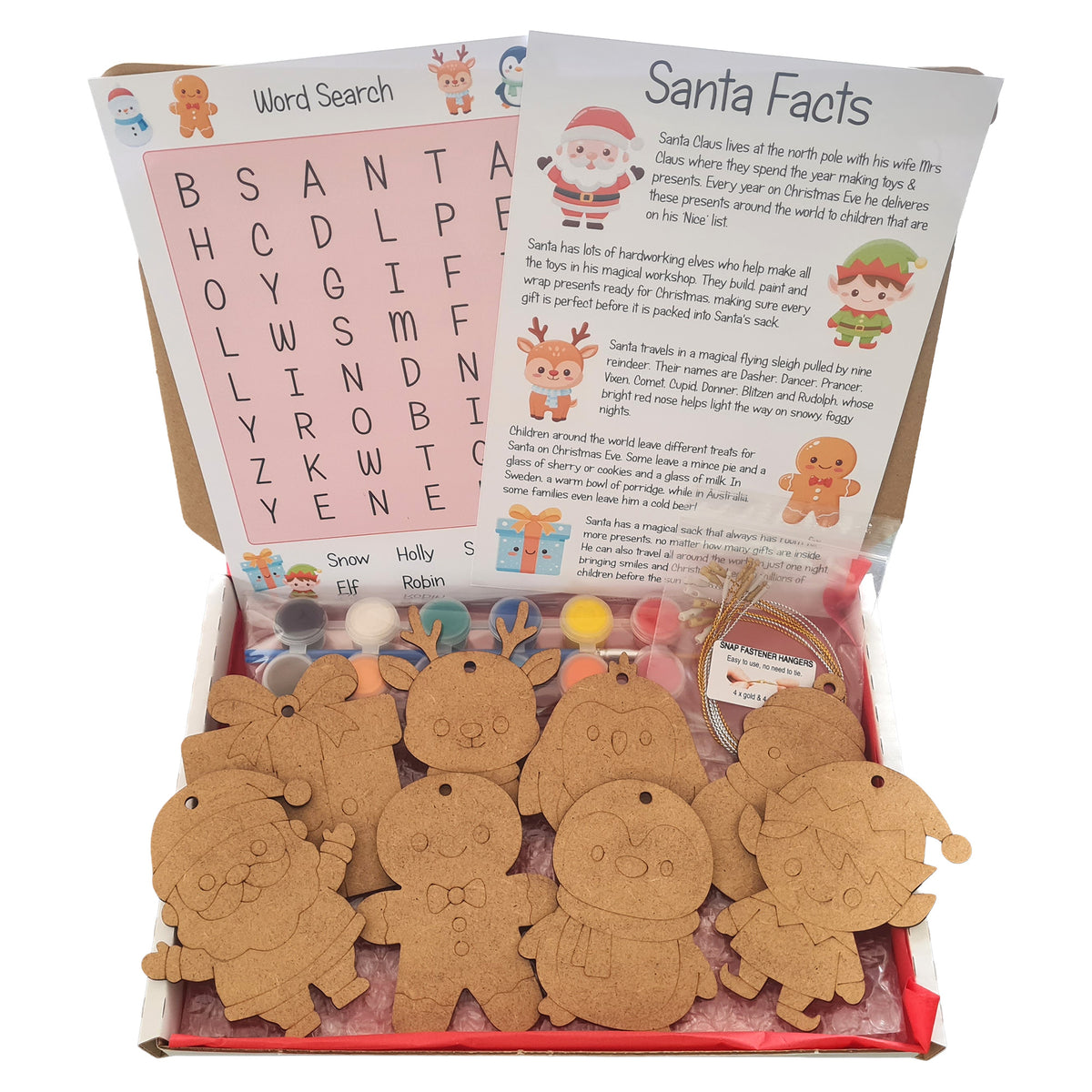 Kitchen Buddies Christmas Cutie Baubles Kids Painting Set 4+